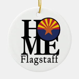 HOME Flagstaff Arizona Keramik Ornament