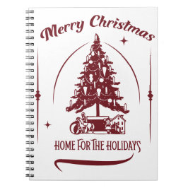 Home For the Holidays Vintage Design Notizblock