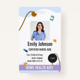Home Health Aide / Certified Nurse Aide Photo ID Ausweis