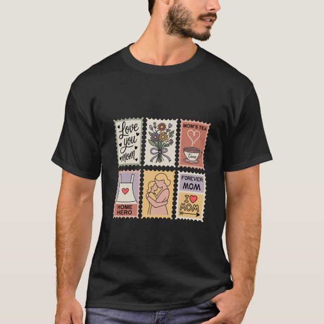 Home Hero Mama Design T-Shirt (Vorderseite)
