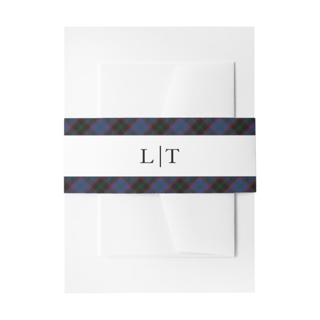 Home Hume Clan Tartan Scottish Plaid Einladungsbanderole (Vorderseite Beispiel)