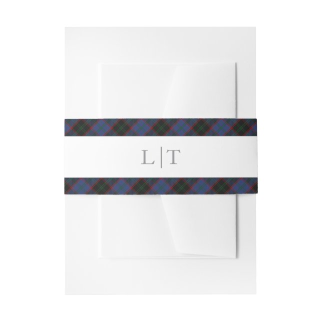 Home Hume Clan Tartan Scottish Plaid Einladungsbanderole (Vorderseite Beispiel)