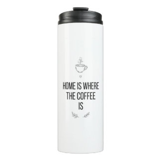 Home Is Where Coffee Is Mug Thermosbecher