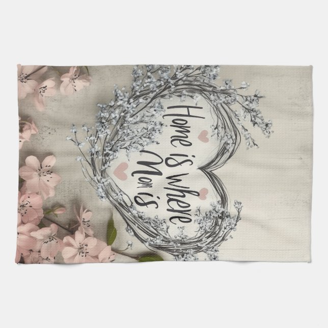 Home is where Mom is Geschirrtuch (Horizontal)