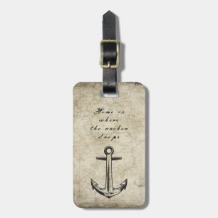 Home is where the anchor drops gepäckanhänger
