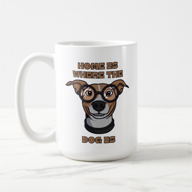 Home Is Where The Dog Is Kaffeetasse (Links)