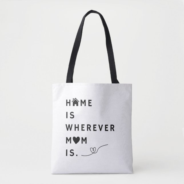 Home Is Wherever Mom Is – Gift For Mom (Vorderseite)