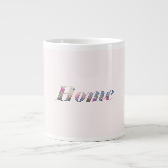 Home. Jumbo-Tasse (Vorderseite)