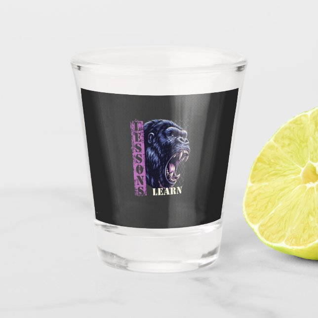 Home/Kitchen Angry Gorilla Shot Glass Schnapsglas (Vorderseite)