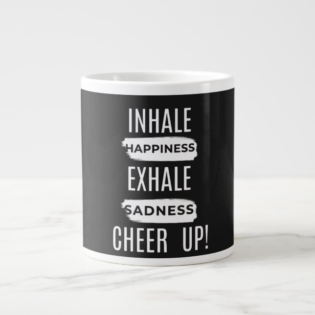 HOME/KITCHEN EINATEM UND AUSATEM MACH MUT TASSE (Vorderseite)