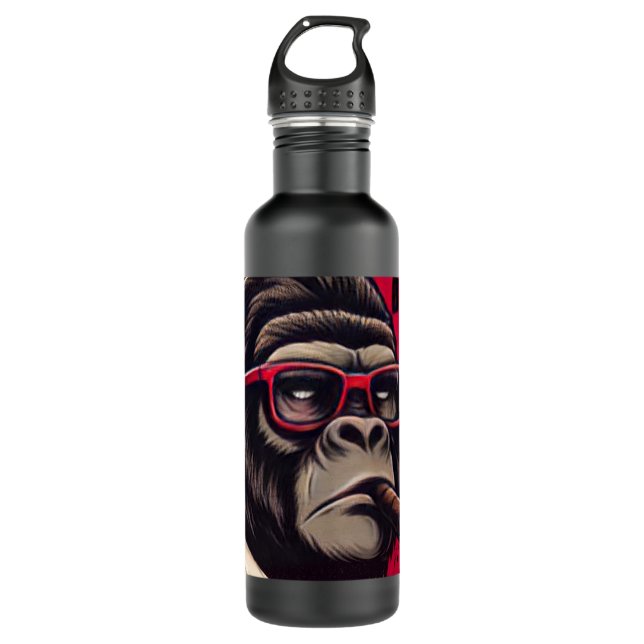 Home/Kitchen Gorilla Boss Water Bottle Edelstahlflasche (Vorderseite)