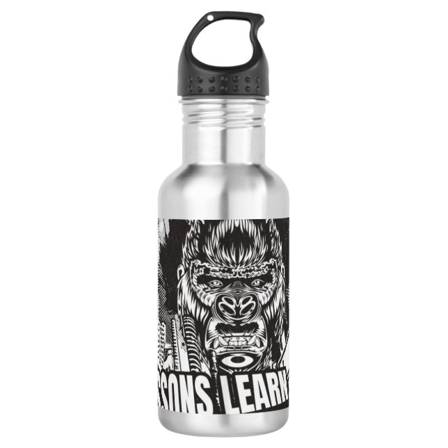 Home/Kitchen Legendary Gorilla Water Bottle Edelstahlflasche (Vorderseite)
