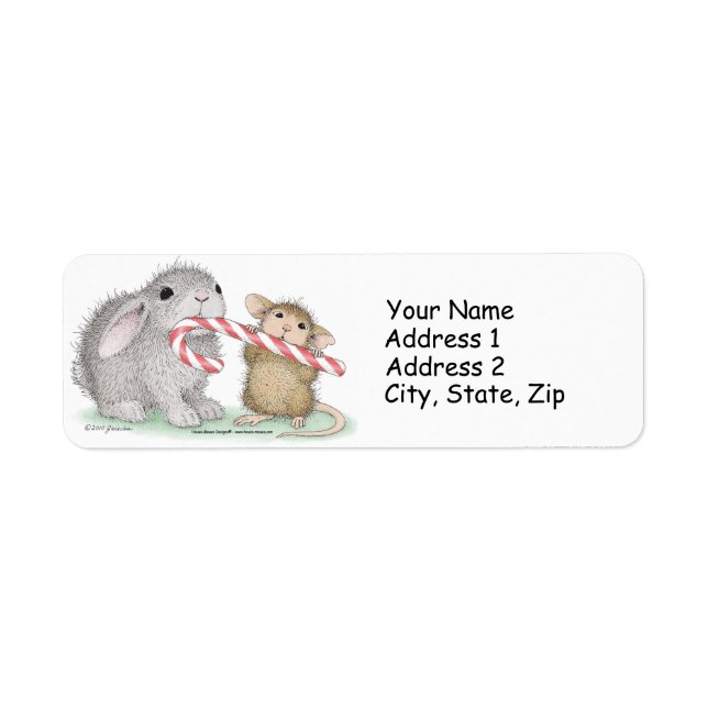 Home-Mouse-Designs®-Adressetiketten (Vorne)