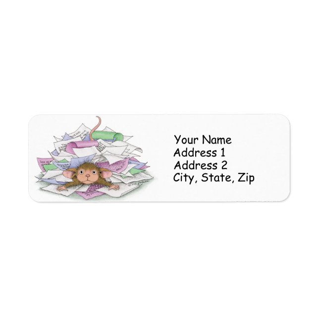Home-Mouse-Designs®-Adressetiketten (Vorne)