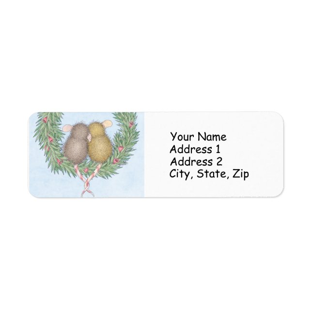 Home-Mouse-Designs®-Adressetiketten (Vorne)