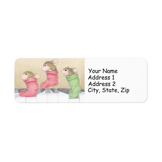 Home-Mouse-Designs®-Adressetiketten (Vorne)