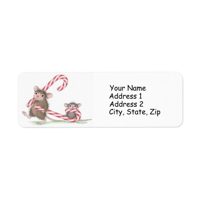 Home-Mouse-Designs®-Adressetiketten (Vorne)