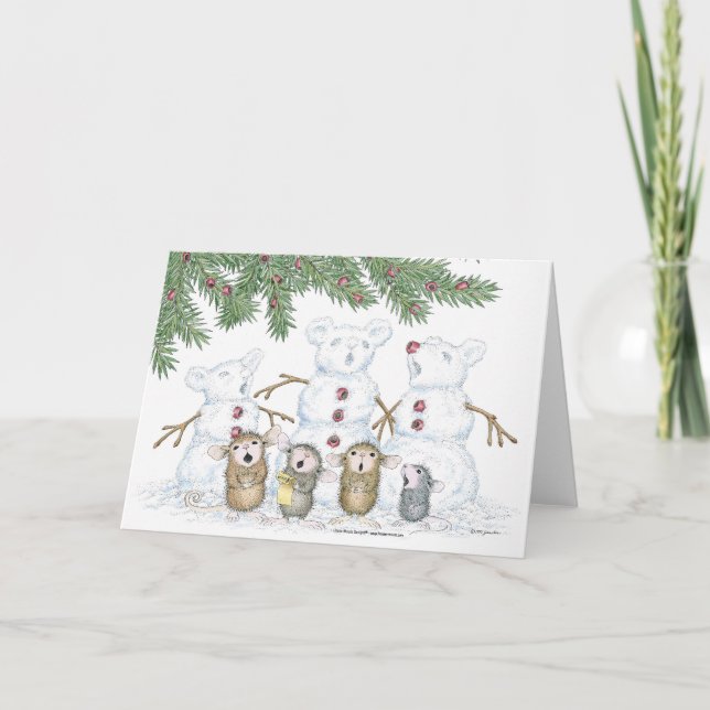 Home-Mouse-Designs®-Karte Feiertagskarte (Vorderseite)