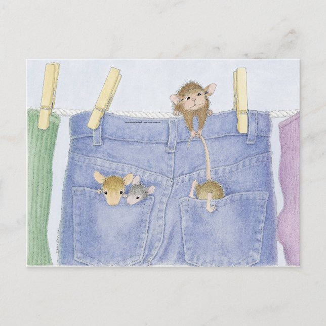 Home-Mouse-Designs® Postkarte (Vorderseite)