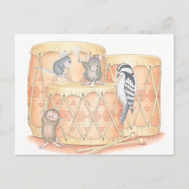 Home-Mouse-Designs® Postkarte (Vorderseite)