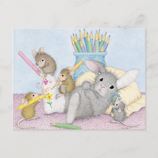 Home-Mouse-Designs® Postkarte (Vorderseite)