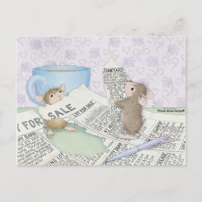 Home-Mouse-Designs® Postkarte (Vorderseite)