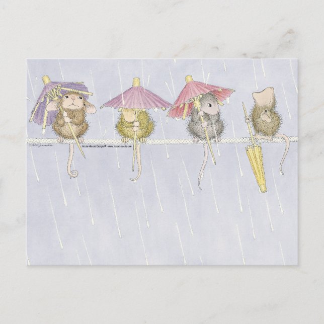 Home-Mouse-Designs® Postkarte (Vorderseite)