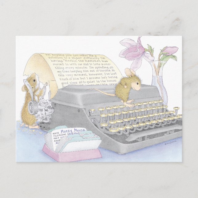 Home-Mouse-Designs® Postkarte (Vorderseite)