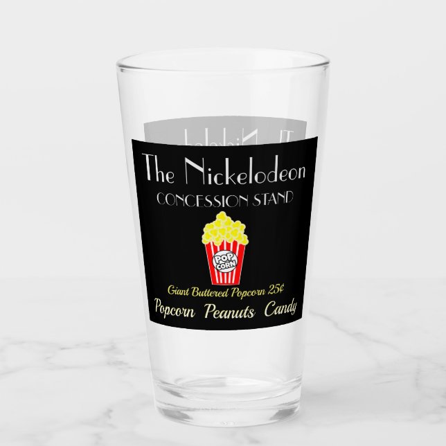 Home Movie Theater Concession Stand Glasses Glas (Vorderseite)