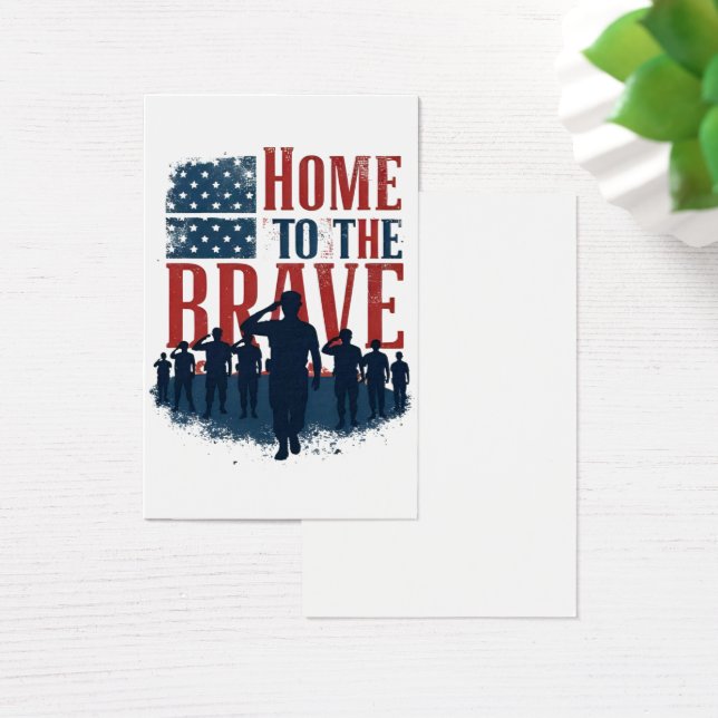 Home of the Brave Salute Tee (Schreibtisch)