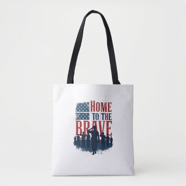 Home of the Brave Salute Tee (Vorderseite)