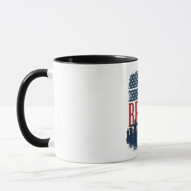 Home of the Brave Salute Tee Tasse (Links)