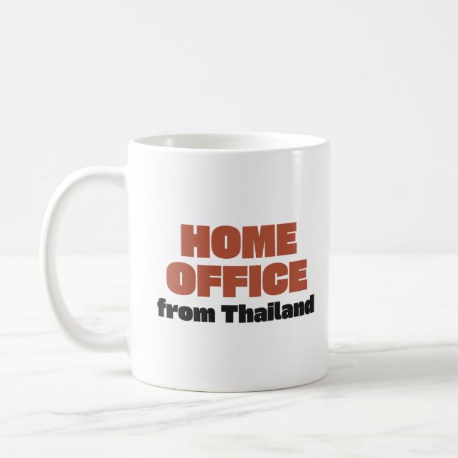 Home Office aus Thailand Kaffeetasse (Links)