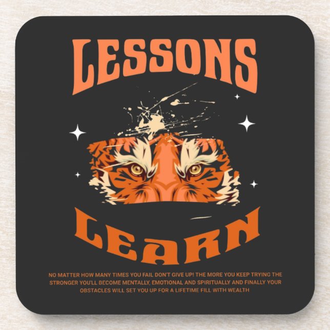 Home Resilient Gorilla Hard plastic coaster Getränkeuntersetzer (Vorderseite)