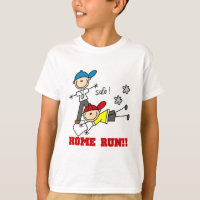 Home Run Jungen Baseball T-Shirts und Geschenke