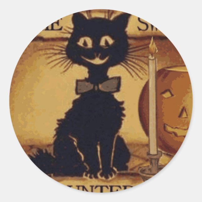 Home Sweet Haunted Home Runder Aufkleber (Vorderseite)