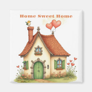 Home Sweet Home - Einzugsgeschenk Kühlschrank Magnet