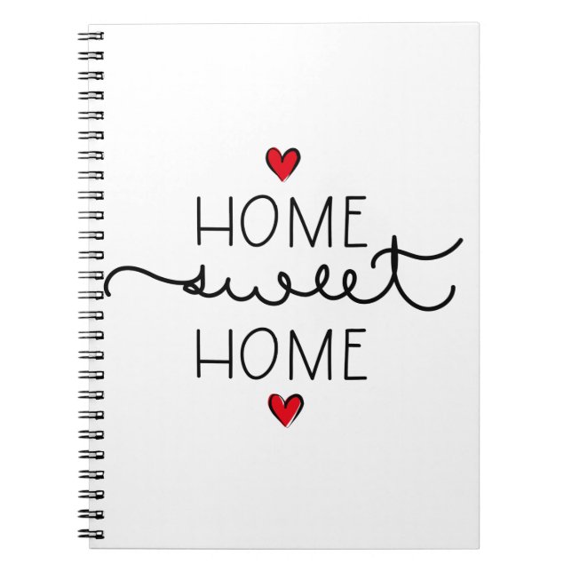 home sweet home notizblock (Vorderseite)