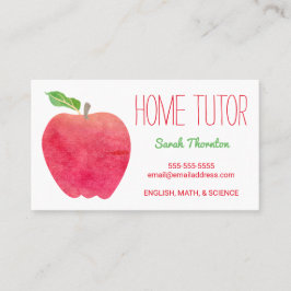 Home Tutor Appointment Reminder Tutoring Terminkarte