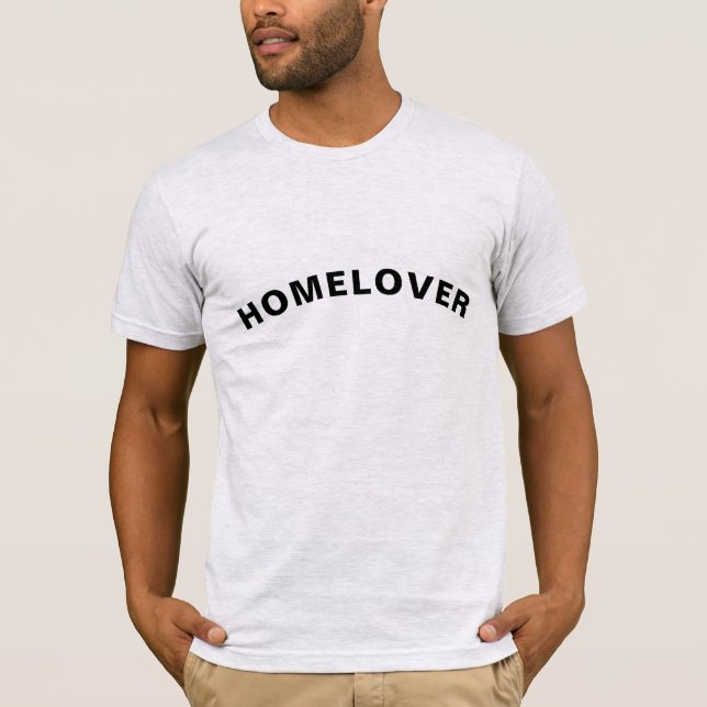 Homebody Modern Minimalist Trendy Cozy Lifestyle T-Shirt (Vorderseite)