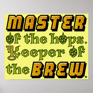 Homebrew Bierbrauerei Poster