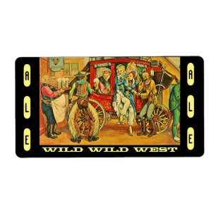 Homebrewing Western West Beer Bree Flasche Label