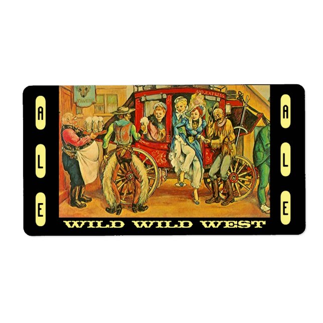 Homebrewing Western West Beer Bree Flasche Label (Vorne)