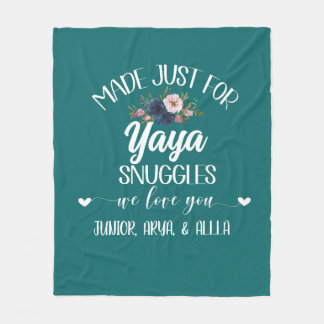 Homedeco Yaya Personalisiert Blanket Namen individ Fleecedecke