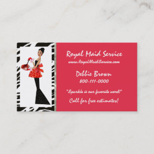 HomeKeeping Diva Business Cards Visitenkarte