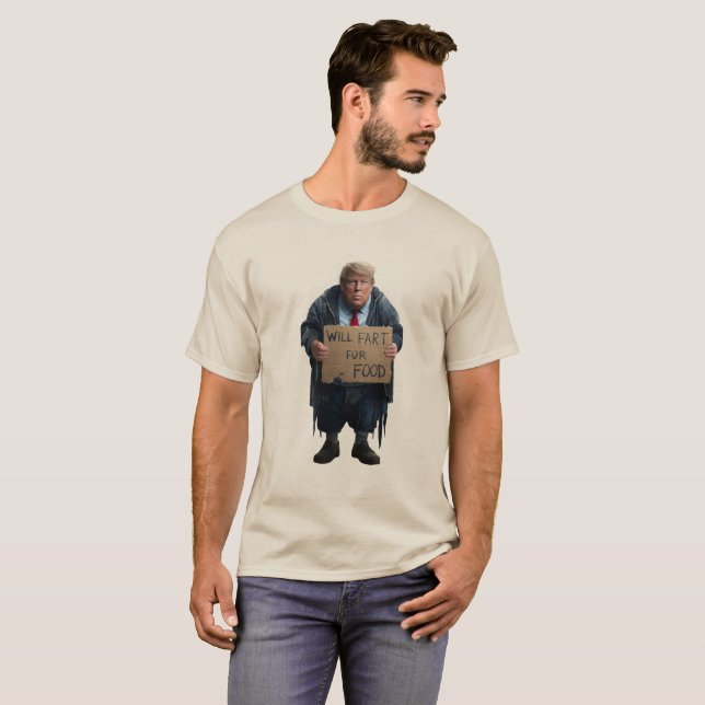 Homeless Trump T-Shirt (Vorne ganz)