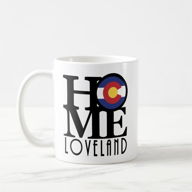HOMELoveland Colorado 11oz Kaffeetasse (Links)