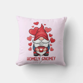 Homely Homey Red Herzen Gnome Design Kissen