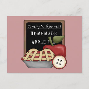 Homemade Apple Pie Rezept Card Postkarte