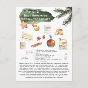 Homemade Bizcochitos Rezept Urlaub Postkarte